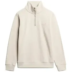 Superdry  Pullover Essential Logo Henley  in Beige, EU L
