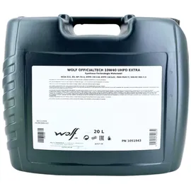 wolf lubricants OfficialTech 10W-40 1051943 20 l