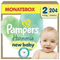 Pampers Harmonie Windeln Gr.2 4-8kg Monatsbox