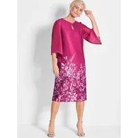 GOLDNER Sommerkleid Pink Geblümt 50