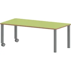 Tisch ZALOTTI mit Linoleum-Belag