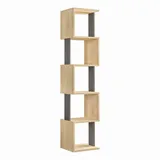 woody fashion Bücherregal 161 x 30 x 35 cm Braun