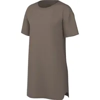 Nike Sportswear Essential Kurzarm-T-Shirt-Kleid Für Damen, Mink Brown/Mink Brown,