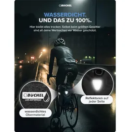 Büchel 3in1 Fahrradtasche Gepäckträger blau