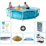 Frame Pool Rund - 305x76 Cm - 7-teilig  S158