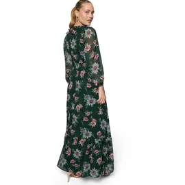 Zero Maxikleid Blumen Grün 42