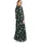 Zero Maxikleid Blumen Grün 42
