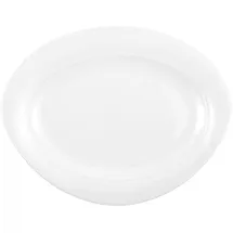 Esmeyer Seltmann Weiden 001.686292 Servierplatte oval 35 cm, Weiß