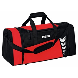 Erima Six Wings geräumige Sporttasche, rot/schwarz, S