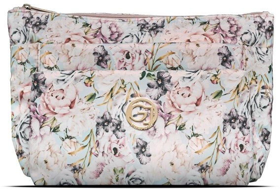 Preisvergleich Produktbild 3-room cosmetic bag - Rose flowerp