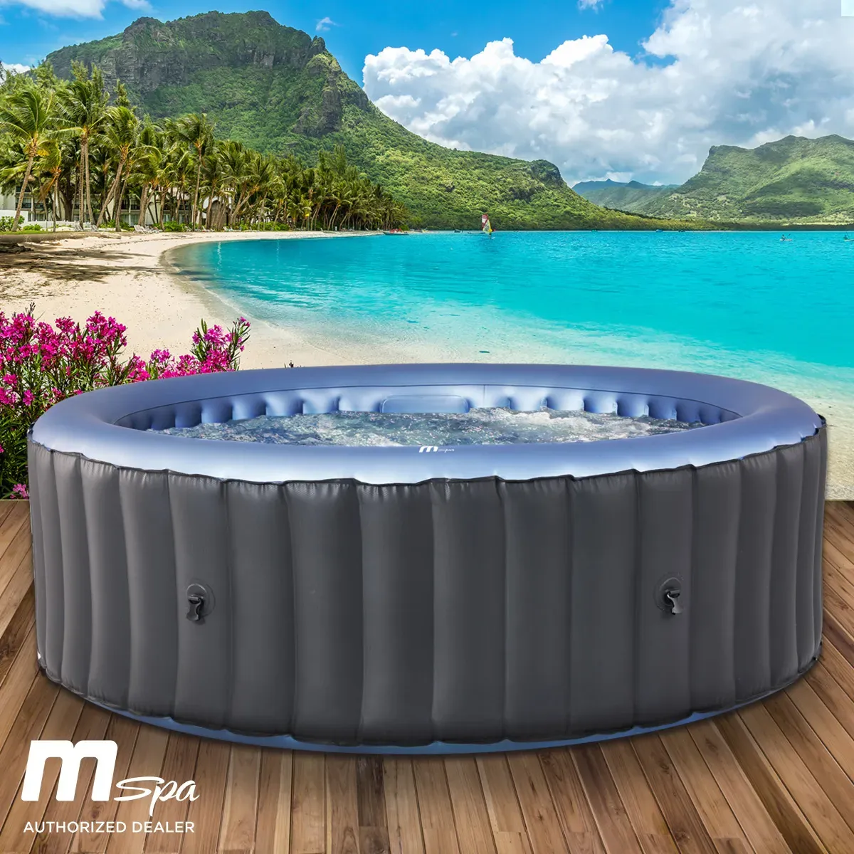 BRAST Aufblasbarer Whirlpool MSpa BERGEN COMFORT 4 Personen