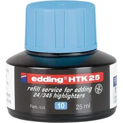 HTK 25 Nachfülltinte Textmarker hellblau