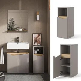 Vicco Midischrank Marelle 30 x 74,5 x 35 cm Grau