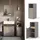 Vicco Midischrank Marelle 30 x 74,5 x 35 cm Grau