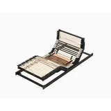 Hn8 Schlafsysteme Hn8 Quattro Move – Elektrischer Luxus Lattenrost Grau, Holz, 120x200 cm, Schlafzimmer, Lattenroste