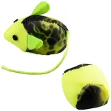 duvoplus Flash Maus & Ball 16 cm grün