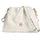 Tommy Hilfiger TH Feminine Mini Crossover Umhängetasche Kunstleder Beige/White