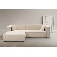 Werk2 »Atlanta-New, modernes Design, Stellmaße 280x147cm, L-Form, Kedernaht«, hoher