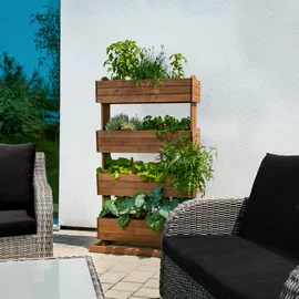 Hecht Hochbeet mit vier beweglichen Kästen H45cm B50cm aus Holz 301960208-HE