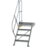 Günzburger MUNK Aluminium-Treppe Plattform 45° 4 Stufen