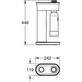 Grohe Blue Fizz Starter Set, schwarz (31941K00)