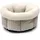 Karlie Liegebett Velvet, Katzenkörbe, Polyester, Beige, 45x45x23 cm