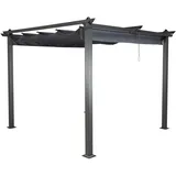 Gardenson Pergola, Metall, 295x248x295 cm, Sonnen- & Sichtschutz, Pavillons & Pergolas, Pergolas