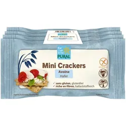 Pural Mini Crackers Hafer Knäckebrot glutenfrei bio