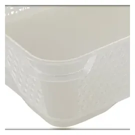 KEEEPER Aufbewahrungskorb Mirko Stapelkörbchen 20 x 7 x 26,5 cm transparent