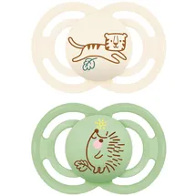 MAM Perfect Fopspeen Silicone Unisex 6-16 2 St Schnuller