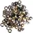 Rayher Ösen mit Scheiben, für Ösenzange 69286000, ø, 3 mm, Länge 3 mm, farbig sortiert, 50 Stück,