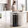 Homcom Sensor Mülleimer 50 l Schwarz