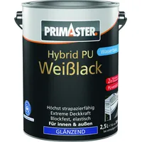 Primaster Hybrid PU-Weißlack weiß glänzend 2,5 l