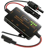 AeternaSol PWM Solarladeregler, 12 V, 20 A, Solarpanel mit LCD-Display, Laderegler für Gel-AGM-LiFePO4-Batterien, Laderegler, kompatibel mit Typ-C und USB (12 V/20 A)