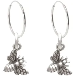 Gemshine Ohrringe 'Bienen'   Grau Damen 