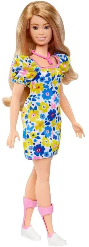 Fashionista Doll Yellow Blue Floral (DS)