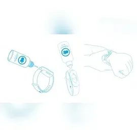 Cleanbrace Handdesinfektionsarmband grau