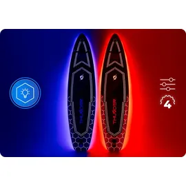 Thunder Mossa SUP Board 320 x 75 x 15 cm Grau/Weiß/Rosa