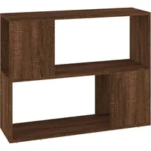 vidaXL Bücherregal 80 x 24 x 63 cm Braun