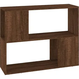 vidaXL Bücherregal 80 x 24 x 63 cm Braun