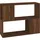 vidaXL Bücherregal 80 x 24 x 63 cm Braun