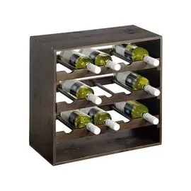 KESPER Weinregal Regalsystem 50 x 50 x 25 cm Braun