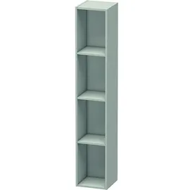 Duravit L-Cube 18x18x100cm, 4 Fäch., vert, betongr matt