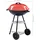 vidaXL Tragbarer Holzkohlegrill XXL mit Rädern 44 cm