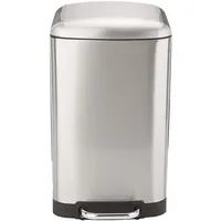 Kitchen Move Tret-Abfallsammler 30 l Silber