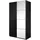 masseno Schwebetürenschrank BETTINA 120 x 210 x 61 cm Schwarz