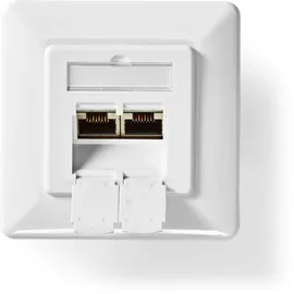 Nedis Netzwerk-Wanddose 2-Port CAT6