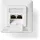 Nedis Netzwerk-Wanddose 2-Port CAT6