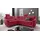 PLACES OF STYLE Ecksofa »Cardoso L-Form« Federkern, wahlweise mit Bett, Schubkasten, teilweise Relaxfunktion rot