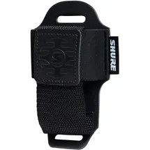 Shure by Gator Premium Leder-Gürteltasche für Drahtlos-Mikrofon-Transmitter, schwarz